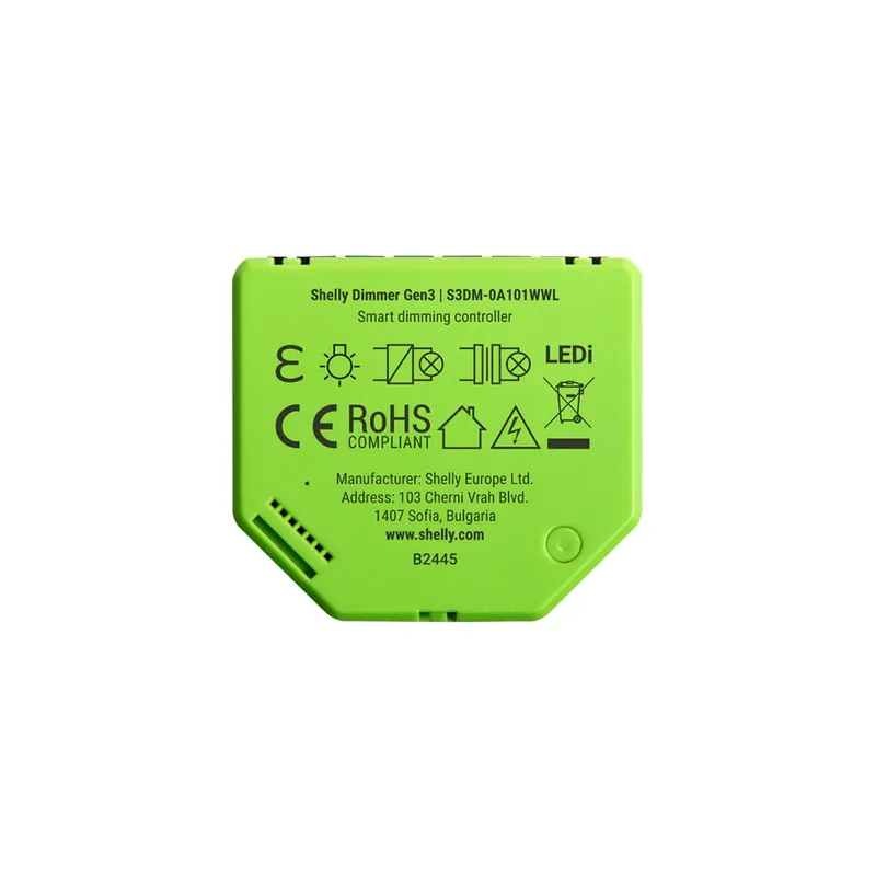 Shelly Dimmer Gen3 WiFi Light Controller
